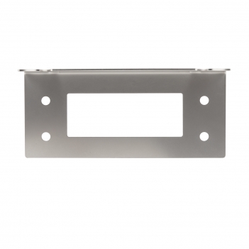 Antenna mounting base Through-hole installation L-shaped stainless steel 16mm diameter dual-hole antenna bracket
