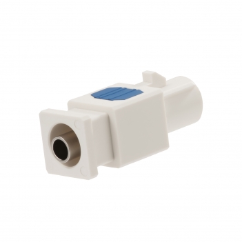 Superbat Fakra B White Crimp Plug Male Connector Apply to Radio With Phantom supply long version