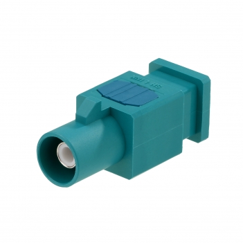 Superbat Fakra crimp male plug RF connector Waterblue /5021 Neutral coding long version