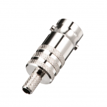 Superbat BNC Female Jack Straight Crimp Connector 75 Ohm for Belden 1855A Cable