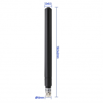 4dBi Dual Band WiFi Replacement Antenna 2.4/5.8GHz MIMO SMA Male Bluetooth Antenna (2-Pack) for PC Computer WiFi Router Wireless Network Card USB Adapter Security IP Camera Video Surveillance Monitor