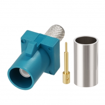 Fakra Z Plug Crimp Connector Attachment for LMR195 RG58 Cable