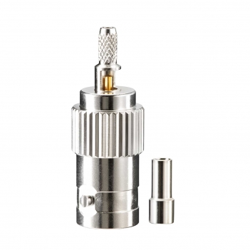 Superbat BNC Female Jack Straight Crimp Connector 75 Ohm for RG79 Cable