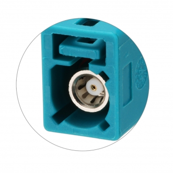 Fakra Z Jack Right Angle Crimp Connector  for LMR195 RG58 Cable