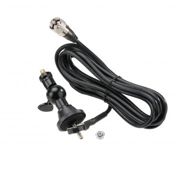 27MHz CB Radio Antenna PL259 & BNC Male Connector Antenna Kit with Rotating Adjustable Base - Compatible with Galaxy, Uniden, Bearcat, Cobra, Radioddity, Texas Ranger, RoadKing Vehicle-Mounted CB Radios