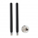 4dBi Dual Band WiFi Replacement Antenna 2.4/5.8GHz MIMO RP-SMA Male Bluetooth Antenna (2-Pack) for PC Computer WiFi Router Wireless Network Card USB Adapter Security IP Camera Video Surveillance Monitor