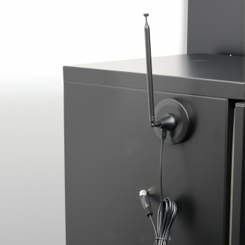 DAB+ FM Radio Antenna Digital Telescopic Antenna for Indoor Use with Magnetic Base 3 m Extension Cable for 75 Ohm DAB FM Radio Tuner Stereo Receiver AV HiFi Receiver