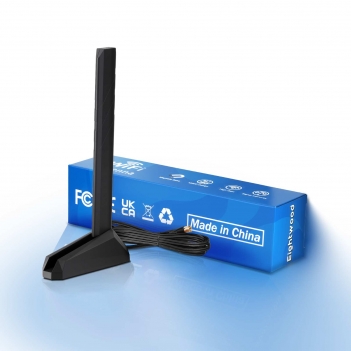 WiFi 7 WiFi 6E Antenna Tri-Band 2.4GHz 5GHz 6GHz Magnetic Base antenna with New Interface (NOT RP-SMA) for ROG STRIX Series/ROG Crosshair/ROG MAXIMUS Series WiFi 7 Gaming Motherboard