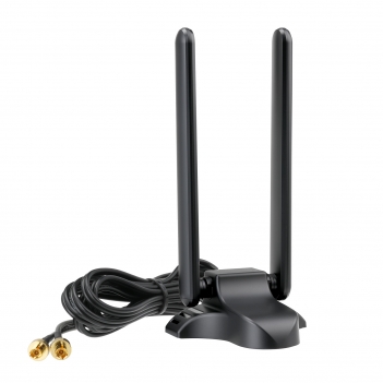 WiFi 7 WiFi 6E Antenna Tri-Band 2.4GHz 5GHz 6GHz Magnetic Base antenna with New Interface (NOT RP-SMA) for ROG STRIX Series/ROG Crosshair/ROG MAXIMUS Series WiFi 7 Gaming Motherboard