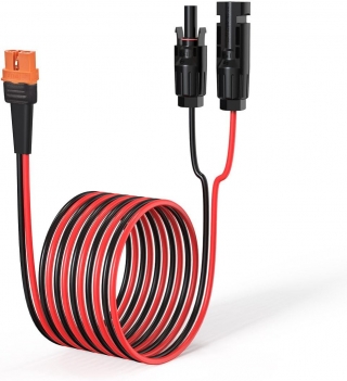 ELFCULB 12AWG 35FT Solar to XT60i Cable  Solar Connector to XT60i Adapter Cable for Portable Power Station