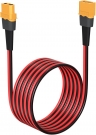 ELFCULB 12AWG 6FT XT60 Extension Cable  XT60 Female to Male Connector for RC Battery Portable Power Station Solar Panel(6FT)