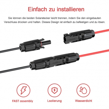 ELFCULB 10AWG 25FT XT60 Solar Cable XT60 Extension Cable Solar Panel Connector to XT60 Connector for Portable Power Station (25FT)