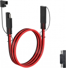 ELFCULB 10AWG 3FT SAE Extension Cable Quick Disconnect Wire Harness with SAE Connector for Automotive RV Battery Solar Panel