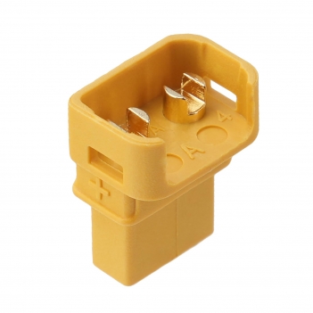 ELFCULB 10 Pairs Amass XT30ULW-A Connectors, XT30 Upgrade Female Connectors for Mini-UAV Robot Lipo Battery(Yellow)
