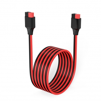 ELFCULB 12AWG 10FT Anderson Extension Cable Solar Extension Cable Anderson Connector for Portable Power Station Solar Generator Solar Panel (10FT)