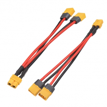 ELFCULB XT90 Solar Cable,10AWG 2FT XT90 Female to Solar Panel Connector Cable for Solar Panel Portable Power Station