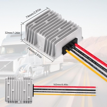 12V to 48V DC Step UP Converter for Starlink,ELFCULB 3A 144W Power Supply Voltage Booster Converter Regulartor