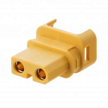 ELFCULB 10 Pairs Amass XT30ULW-A Connectors, XT30 Upgrade Female Connectors for Mini-UAV Robot Lipo Battery(Yellow)