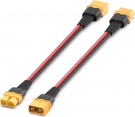 ELFCULB 12AWG 0.5FT XT60 Extension Cable, XT60 Female to Male Connector for RC Battery Portable Power Station Solar Panel(2 Pieces)