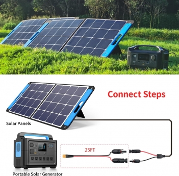 ELFCULB 12AWG 25FT XT60 Solar Cable  XT60 Extension Cable Solar Panel Connector to XT60 Connector for Portable Power Station (25FT)
