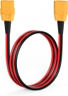 ELFCULB XT90 Connectors Cable,10AWG XT90 Male to Female Extension Cable for RC Battery Solar Portable Power Power Station and Solar Panel(2FT)