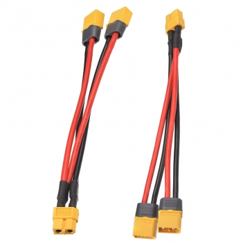 ELFCULB XT90 Solar Cable,10AWG 2FT XT90 Female to Solar Panel Connector Cable for Solar Panel Portable Power Station