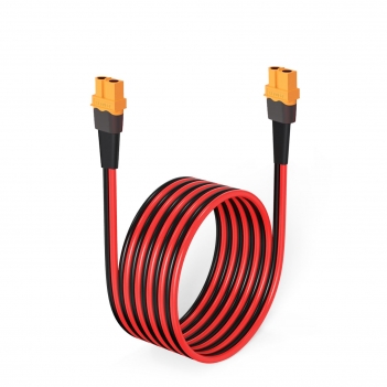 ELFCULB XT60 Female to Female Extension Cable 10AWG 6FT - Heavy Duty Power Cord for RC Cars, Batteries, and Portable Power Stations