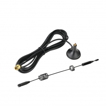 WiFi 7 WiFi 6E Tri-Band Antenna  2.4GHz 5GHz 6GHz Magnetic Base Antenna with RP-SMA Connector for Gaming PC Desktop Computer Motherboard PCIe Card, Wireless Router Modem,WiFi 7/6E Router,Bluetooth