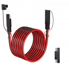 ELFCULB 12AWG 20FT SAE Extension Cable Quick Disconnect Wire Harness with SAE Connector for Automotive RV Battery Solar Panel