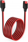 ELFCULB 10AWG 10FT Anderson Extension Cable 2 6 10 20 35 50FT Solar Extension Cable Anderson Connector for Portable Power Station Solar Generator Solar Panel (10FT)