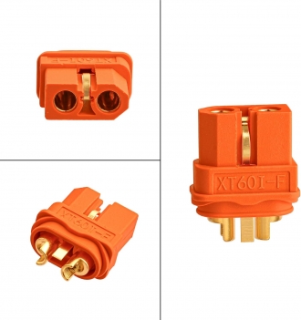 ELFCULB XT60i Connector XT60I-F Plug Female for RC Battery Amass Connector Device Replace (6Pcs)