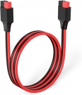 ELFCULB 10AWG 2FT Anderson Extension Cable 2 6 10 20 35 50FT Solar Extension Cable Anderson Connector for Portable Power Station Solar Generator Solar Panel (2FT)