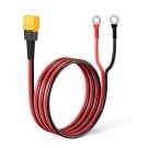 ELFCULB XT60 to O Ring Terminal Cable, 10AWG XT60 Male to O Ring Connector Cable with Tinned Pure Wire for RC Battery Solar Portable Power Power Station and Solar Panel(5FT)