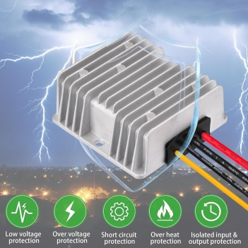 12V to 48V DC Step UP Converter for Starlink,ELFCULB 3A 144W Power Supply Voltage Booster Converter Regulartor