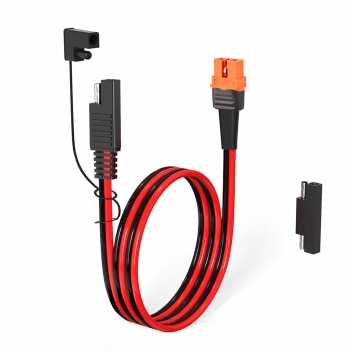 ELFCULB 12AWG XT60i to SAE Adapter Extension Cable with SAE Polarity Reverse Adapter for Portable Power Station Solar Panel Solar Generator(2FT)