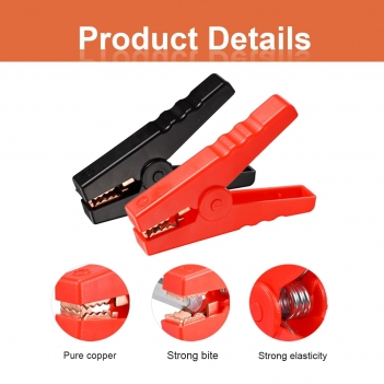 ELFCULB XT60 to Alligator Clips,12AWG XT60 Female Connector Quick Disconnect Cable Compatible for RC Battery Portable Power Station Solar Panel(5FT)