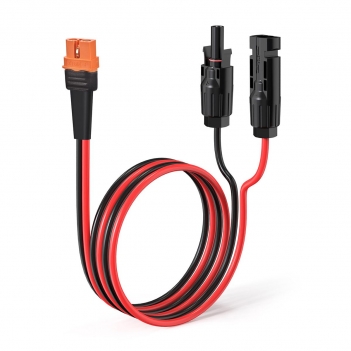 ELFCULB 12AWG 6FT Solar to XT60i Cable 2 6 10 25 35 50 75 100FT Solar Connector to XT60i Adapter Cable for Portable Power Station (6FT)