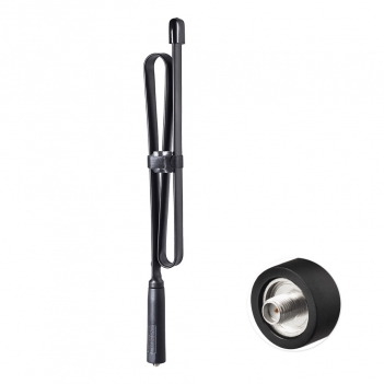 Dual Band VHF UHF 72cm Foldable CS Tactical SMA Female Ham Radio Antenna for Baofeng CB Ham Radio Two Way Radio Walkie Talkie