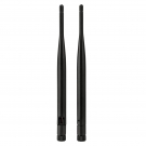 2-Pack 4G LTE Rubber Duck Antenna, 824-960/1710-2700MHz Dual Band, SMA Male 2dB, 50 Ohm 10W, 195mm Omni with TPEE ABS Housing for Router Gateway Modem IoT