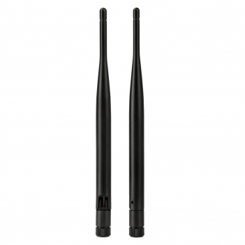 2-Pack 4G LTE Rubber Duck Antenna, 824-960/1710-2700MHz Dual Band, SMA Male 2dB, 50 Ohm 10W, 195mm Omni with TPEE ABS Housing for Router Gateway Modem IoT
