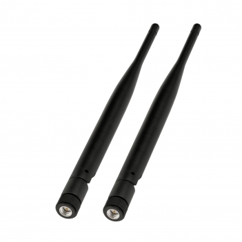 2-Pack 4G LTE Rubber Duck Antenna, 824-960/1710-2700MHz Dual Band, SMA Male 2dB, 50 Ohm 10W, 195mm Omni with TPEE ABS Housing for Router Gateway Modem IoT