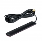 Dual Band WiFi Antenna 2.4/5.8GHz RP-SMA Male 3m RG174 Adhesive mount;2400-2500/5150-5850MHz Flat Patch Antenna for WiFi Router, Mobile Hotspot,IP Security Camera, Backup Camera