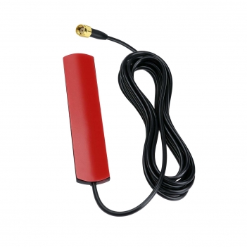 Dual Band WiFi Antenna 2.4/5.8GHz RP-SMA Male 3m RG174 Adhesive mount;2400-2500/5150-5850MHz Flat Patch Antenna for WiFi Router, Mobile Hotspot,IP Security Camera, Backup Camera