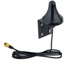G LTE Antenna 700-2700MHz SMA Male 4dBi with Bracket;Ø46mm Cone Mount Antenna, 1m RG174 Cable, L-Bracket & 4x M3 Screws, for 4G Router Modem Vehicle Gateway IoT Trail Camera