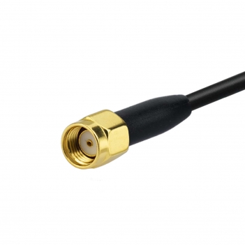 Dual Band WiFi Antenna 2.4/5.8GHz RP-SMA Male 3m RG174 Adhesive mount;2400-2500/5150-5850MHz Flat Patch Antenna for WiFi Router, Mobile Hotspot,IP Security Camera, Backup Camera